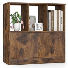 Tier bookshelf with cabinet - with,
