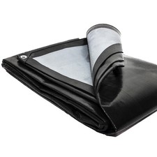 Heavy Duty Waterproof Tarpaulin 270GSM Builders Roofing Tarp Cover Sheet