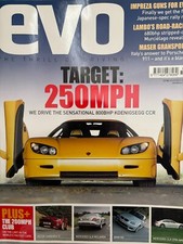 EVO Magazine - November 2004 No: 73  - Koenigsegg CSR. SLR Mercedes