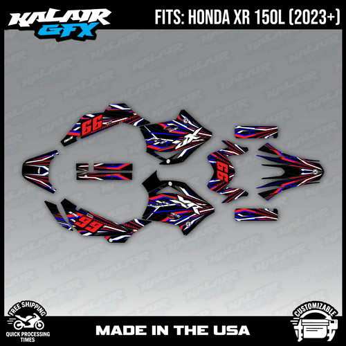 Graphics decal kit for honda - decal,