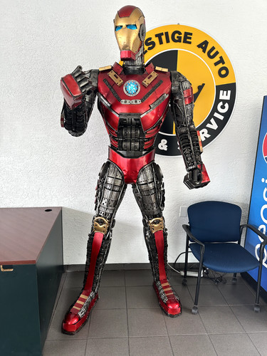 Life size iron - size,