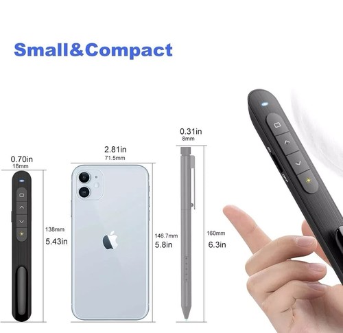 Wireless presenter flip - presenter, pen