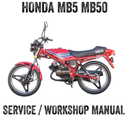 Honda mb5 mb50 workshop - honda,