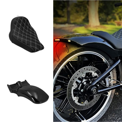 Short rear fender - w/, led
