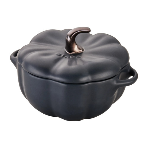 Staub pumpkin cocotte ceramic - pumpkin,