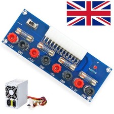 24-pin ATX Computer PC Power Supply Bench Top Power Board Module Adapter Blue