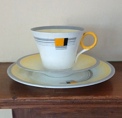 Shelley art deco trio - art,