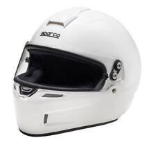 003358 Sparco GP KF-4W Karting Helmet Full Face White SNELL CMR Kart Approved