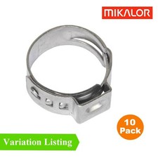 10 x Single Ear Plus Stainless