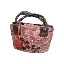 TULA Small Brown/Red Woven And