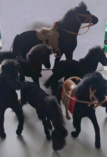 Toy horses children playset - horses,