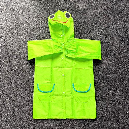 Unisex kids green hooded - green, rain