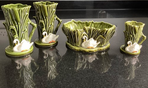 Sylvac swan vases - sylvac, collection