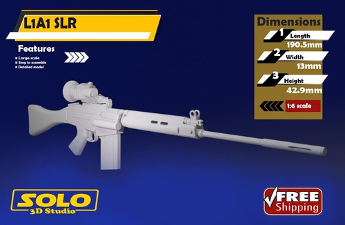 Scale l1a1 slr rifle - 1/6,