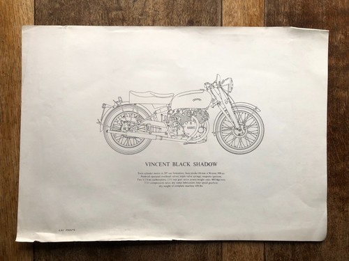 Vincent black shadow old - black,