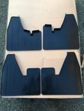 Set of Escort Mk2 Moulded Mud Flaps Tarmac 4 Piece Shaped MudFlaps