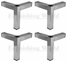 4x corner chrome finish metal