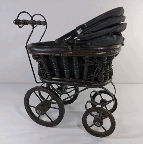 Antique perambulator dolls - perambulator,