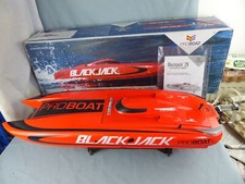 RC boat PROBOAT BLACKJACK 29 + box and instructions.