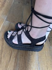 Dr Martens black platform