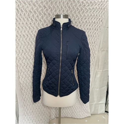 Zara woman quilted navy - quilted,