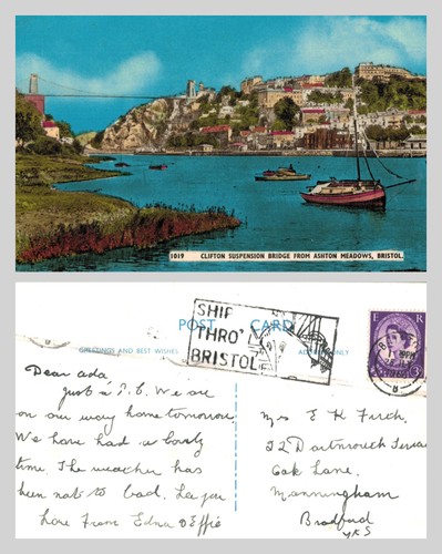 Vintage postcard clifton - vintage,
