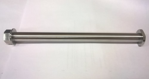 Titanium swing arm axle - titanium,