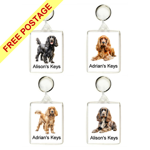 Personalised cocker spaniel - cocker,