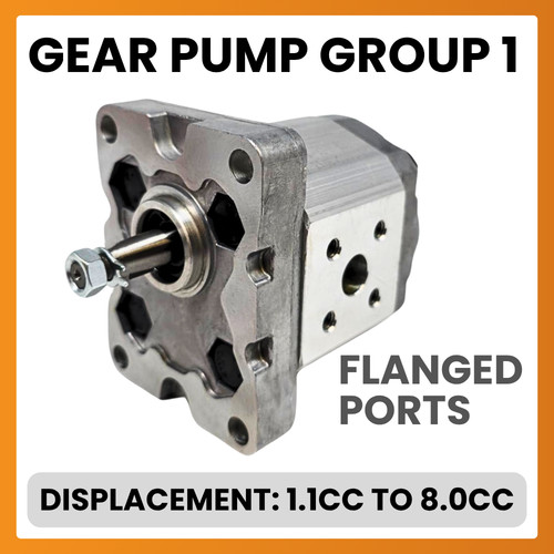 Hydraulic gear pump group 1 - hydraulic, pump,
