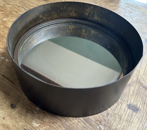 Rustic metal distressed 25cm - distressed,