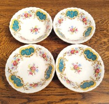 Royal Albert - BERKELEY -  Set of 4 Fruit Bowls Saucers 5 1/4"