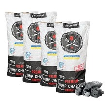 40kg Premium Restaurant Hardwood Lumpwood Big Block Charcoal Cooking Fuel BBQ