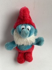 VINTAGE PAPA SMURF plush soft