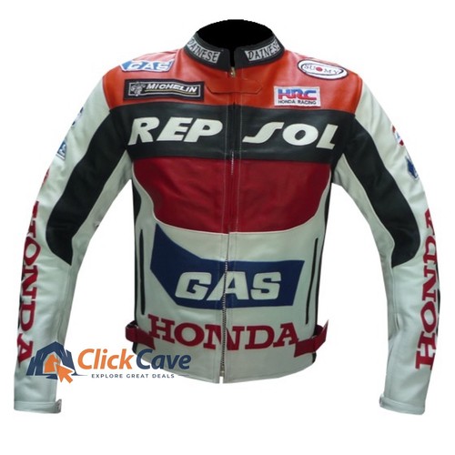 Honda gas repsol mens leather - honda,