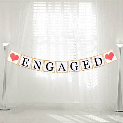 Tts engaged bunting banner - tts,