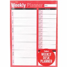 Weekly To Do Desk Planner - List A4 Pages Meal Planner Family Home Kids Shopping