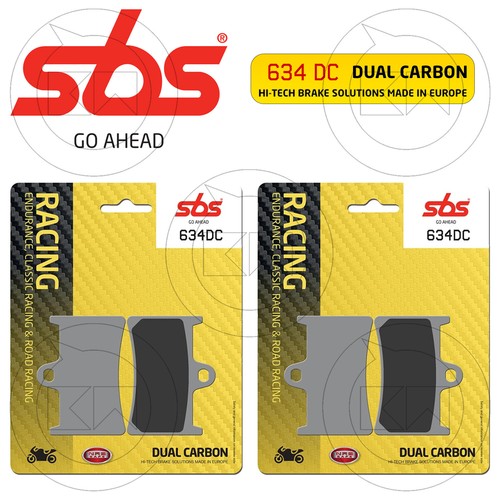 Brake pads anterior - anterior, 634dc