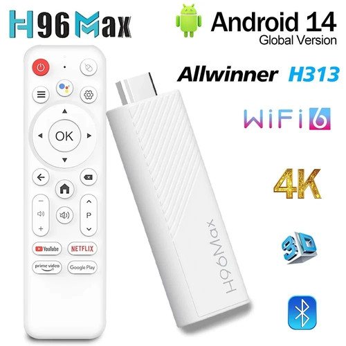H96 max android stick 4k - tv,