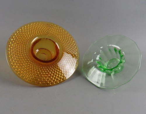 Vintage art deco vaseline - vintage,