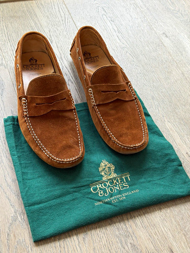 Crockett jones brown suede - jones,