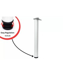 Adjustable Breakfast Bar Support x2 Worktop Table Kitchen Leg 710mm Chrome New