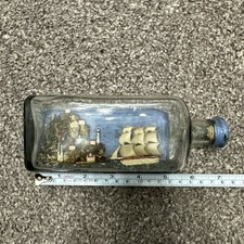 Antique Ship In a Bottle,with