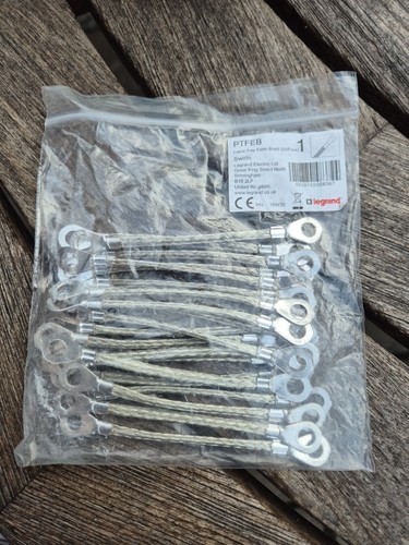 Cable tray earth braid bag - tray,