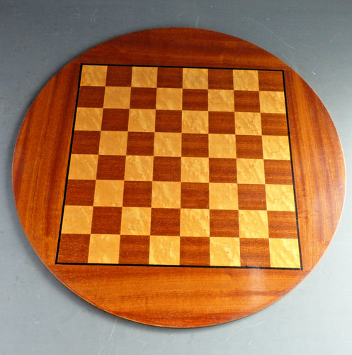 Antique large round - walnut, and