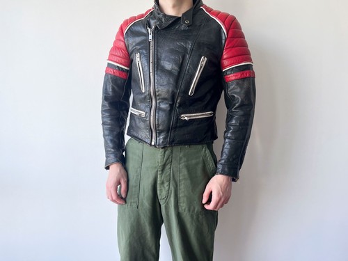 70s vintage black red - black,