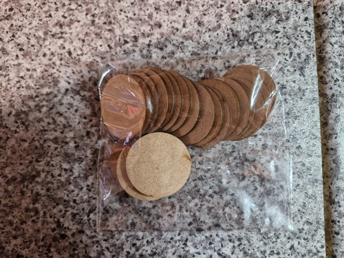 Wooden mdf circles - x,