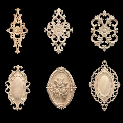 Wooden carved applique - wooden,