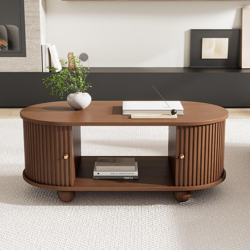 Oval oak coffee table sale - oval, !sale