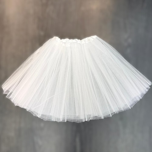 White tulle tutu skirt - tutu, fluffy