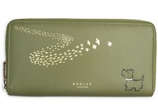 RADLEY GREEN ZIP AROUND PURSE